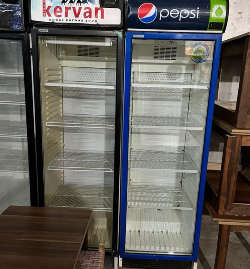İKİNCİ EL PEPSİ KOLA DOLABI DEPOZİTOSU